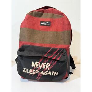 Hot Topic Nightmare on Elm Street Never Sleep Again Backpack Freddy Sweater 16"